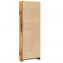 vidaXL antik fa színű szerelt fa könyvespolc 60 x 24 x 176 cm