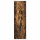 vidaXL füstös tölgy színű szerelt fa könyvszekrény 80 x 24 x 76 cm