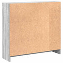 vidaXL szürke sonoma színű szerelt fa könyvespolc 80 x 24 x 76 cm