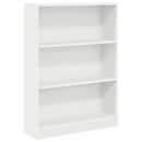 vidaXL fehér szerelt fa könyvespolc 80 x 24 x 109 cm
