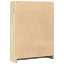 vidaXL sonoma tölgy színű szerelt fa könyvespolc 80 x 24 x 109 cm