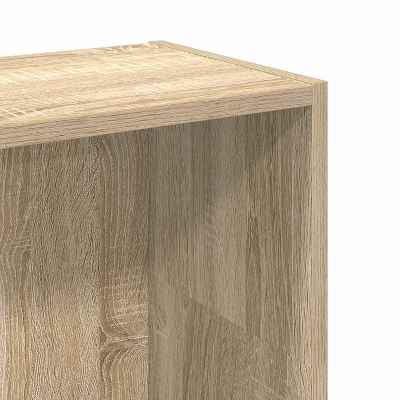 vidaXL sonoma tölgy színű szerelt fa könyvespolc 80 x 24 x 109 cm