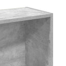 vidaXL betonszürke szerelt fa könyvespolc 80 x 24 x 109 cm