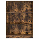 vidaXL füstös tölgy színű szerelt fa könyvszekrény 80 x 24 x 109 cm