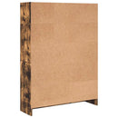 vidaXL füstös tölgy színű szerelt fa könyvszekrény 80 x 24 x 109 cm