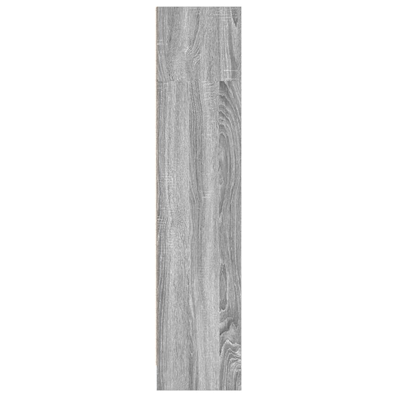 vidaXL szürke sonoma színű szerelt fa könyvespolc 80 x 24 x 109 cm