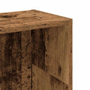 vidaXL antik fa színű szerelt fa könyvespolc 80 x 24 x 109 cm