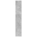 vidaXL betonszürke szerelt fa könyvespolc 80 x 24 x 143 cm