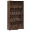 vidaXL barna tölgy színű szerelt fa könyvszekrény 80 x 24 x 143 cm