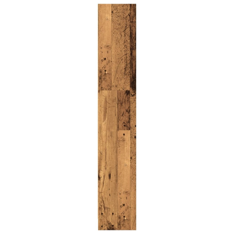 vidaXL antik fa színű szerelt fa könyvespolc 80 x 24 x 143 cm