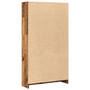 vidaXL antik fa színű szerelt fa könyvespolc 80 x 24 x 143 cm