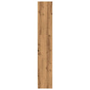 vidaXL kézműves tölgy szerelt fa könyvespolc 80 x 24 x 143 cm