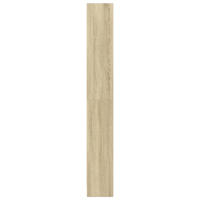 vidaXL sonoma tölgy színű szerelt fa könyvespolc 80 x 24 x 176 cm