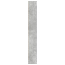 vidaXL betonszürke szerelt fa könyvespolc 80 x 24 x 176 cm