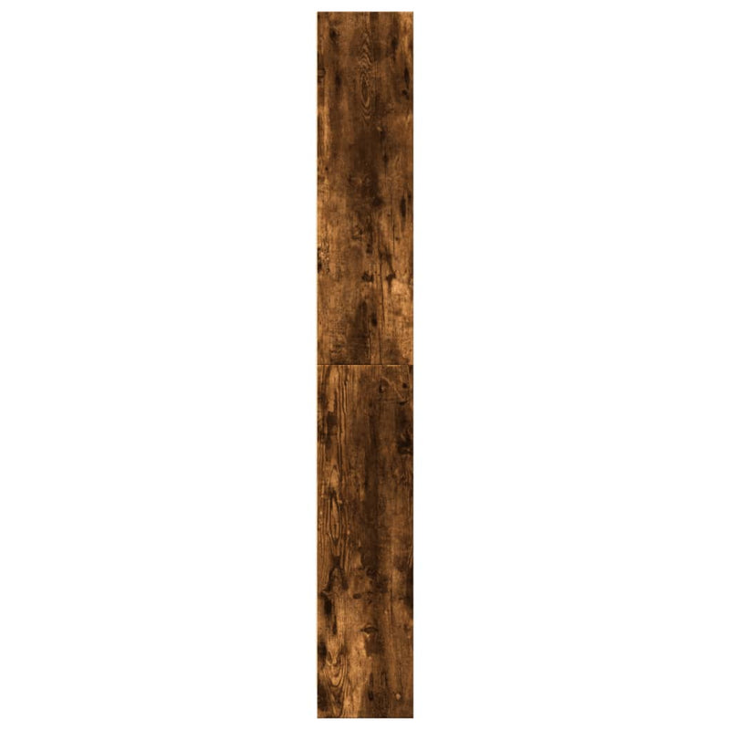vidaXL füstös tölgy színű szerelt fa könyvszekrény 80 x 24 x 176 cm
