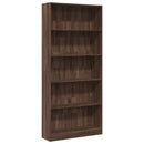 vidaXL barna tölgy színű szerelt fa könyvszekrény 80 x 24 x 176 cm