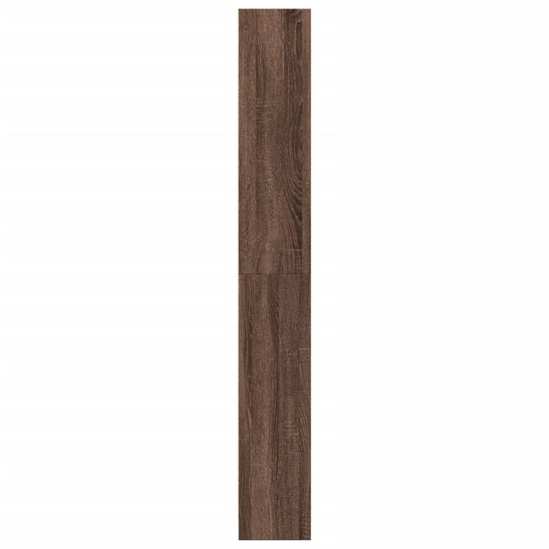 vidaXL barna tölgy színű szerelt fa könyvszekrény 80 x 24 x 176 cm