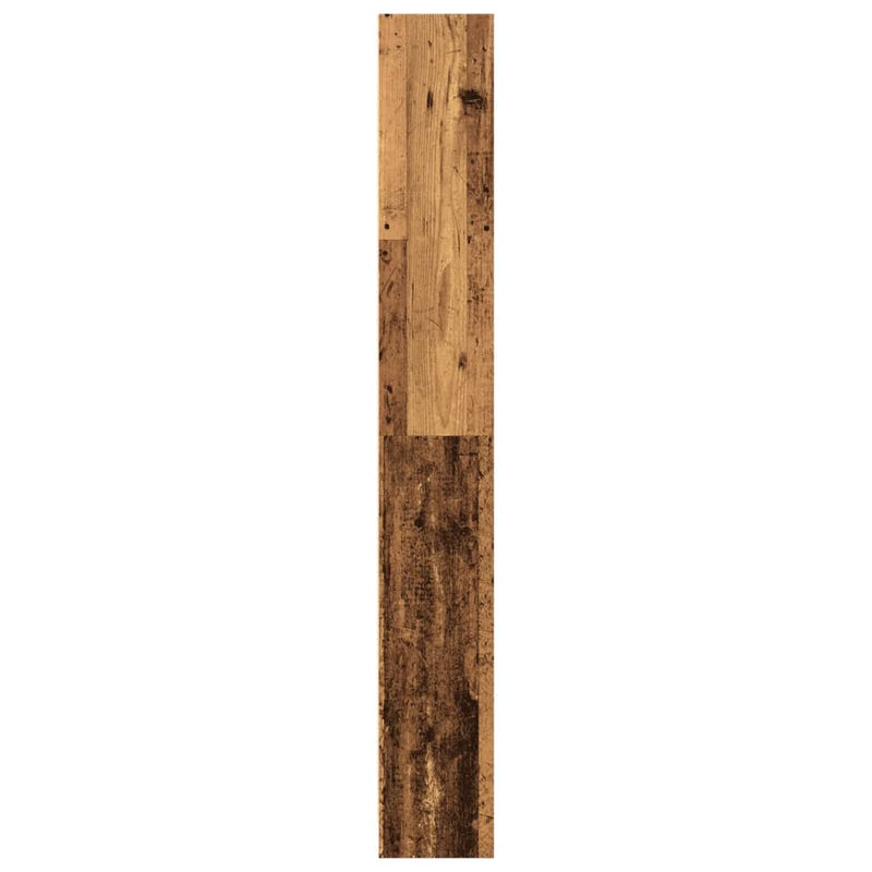 vidaXL antik fa színű szerelt fa könyvespolc 80 x 24 x 176 cm
