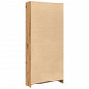 vidaXL kézműves tölgy szerelt fa könyvespolc 80 x 24 x 176 cm