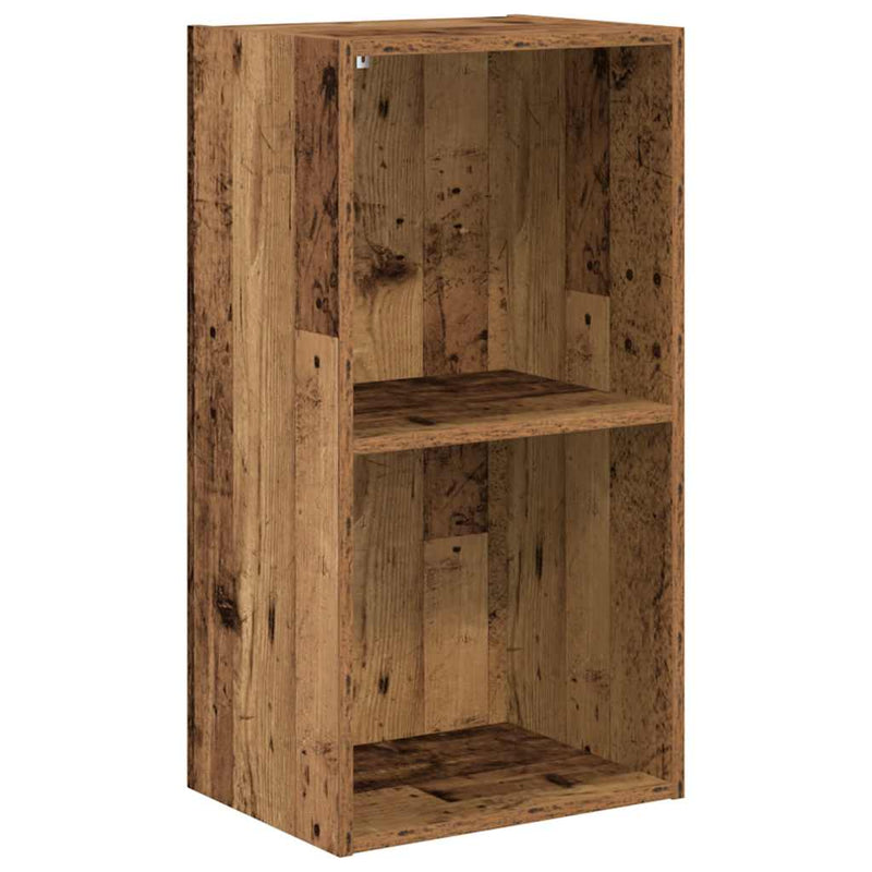 vidaXL antik fa színű szerelt fa könyvespolc 40 x 30 x 77 cm