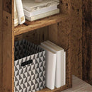 vidaXL antik fa színű szerelt fa könyvespolc 40 x 30 x 77 cm