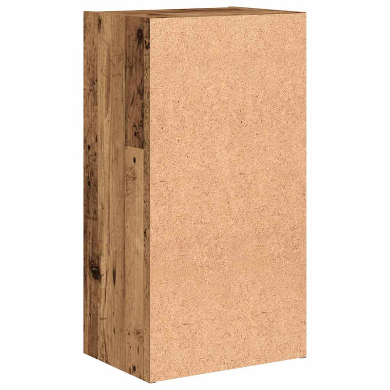 vidaXL antik fa színű szerelt fa könyvespolc 40 x 30 x 77 cm
