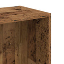 vidaXL antik fa színű szerelt fa könyvespolc 40 x 30 x 77 cm