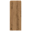 vidaXL kézműves tölgy szerelt fa könyvespolc 40 x 30 x 77 cm