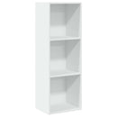 vidaXL fehér szerelt fa könyvespolc 40 x 30 x 114 cm