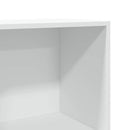 vidaXL fehér szerelt fa könyvespolc 40 x 30 x 114 cm