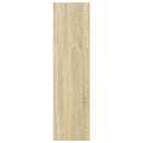vidaXL sonoma tölgy színű szerelt fa könyvespolc 40 x 30 x 114 cm