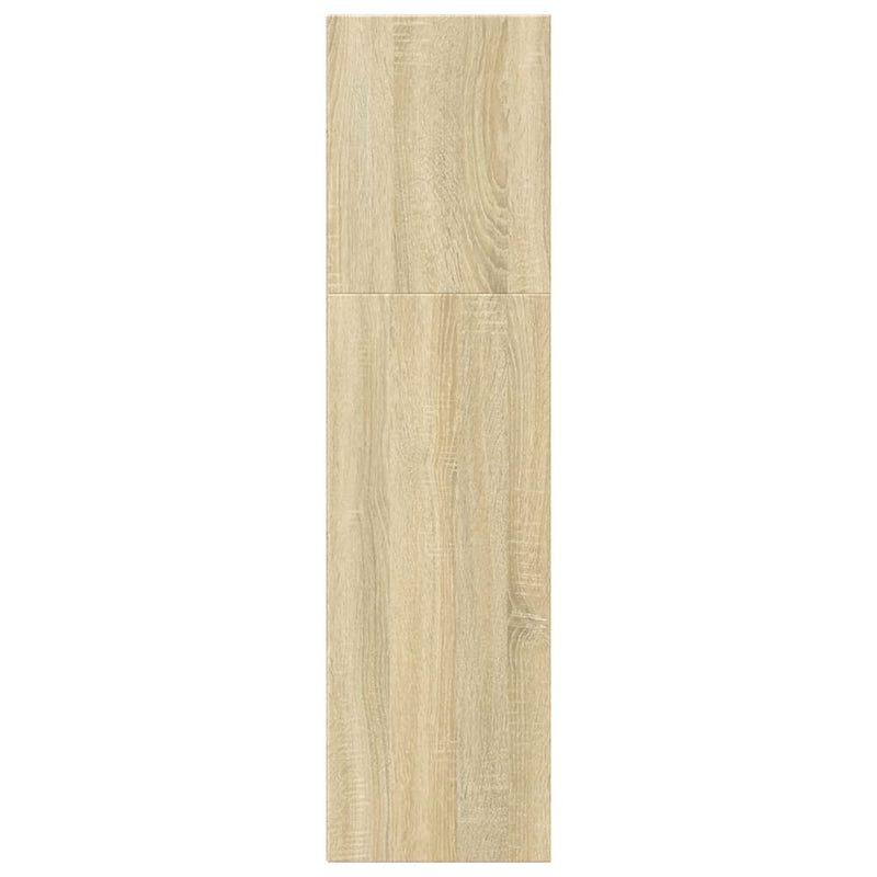 vidaXL sonoma tölgy színű szerelt fa könyvespolc 40 x 30 x 114 cm