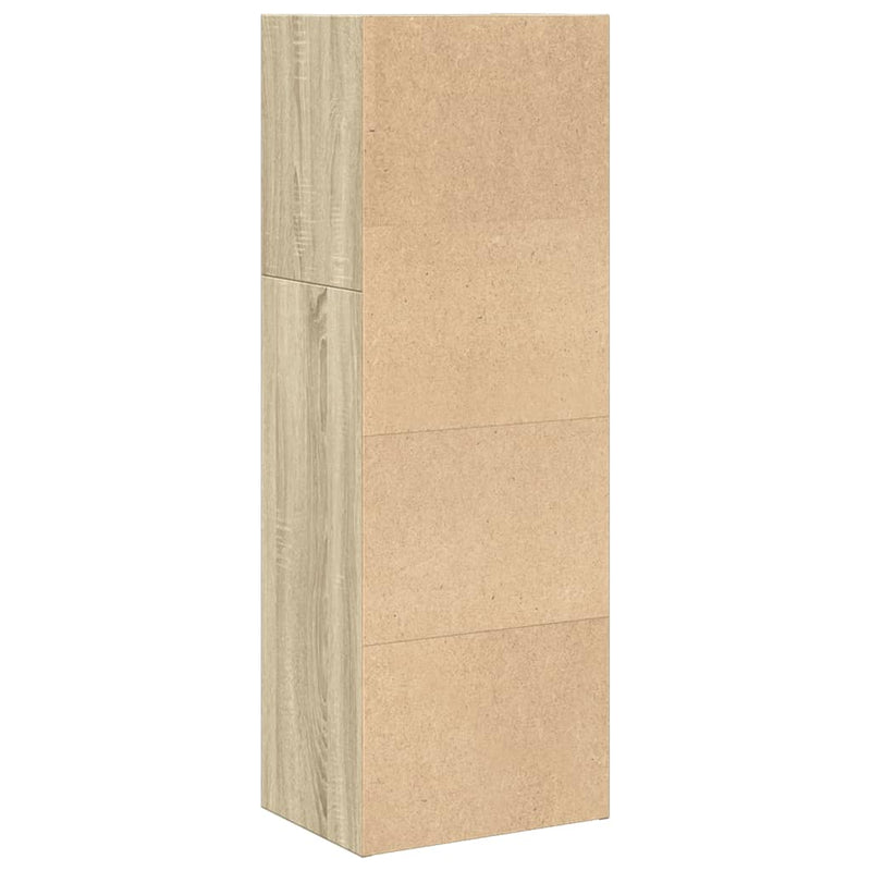 vidaXL sonoma tölgy színű szerelt fa könyvespolc 40 x 30 x 114 cm