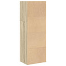 vidaXL sonoma tölgy színű szerelt fa könyvespolc 40 x 30 x 114 cm