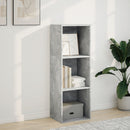 vidaXL betonszürke szerelt fa könyvespolc 40 x 30 x 114 cm