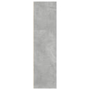 vidaXL betonszürke szerelt fa könyvespolc 40 x 30 x 114 cm