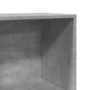 vidaXL betonszürke szerelt fa könyvespolc 40 x 30 x 114 cm