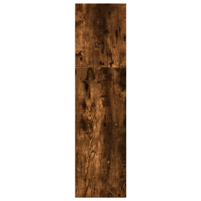 vidaXL füstös tölgy színű szerelt fa könyvszekrény 40 x 30 x 114 cm