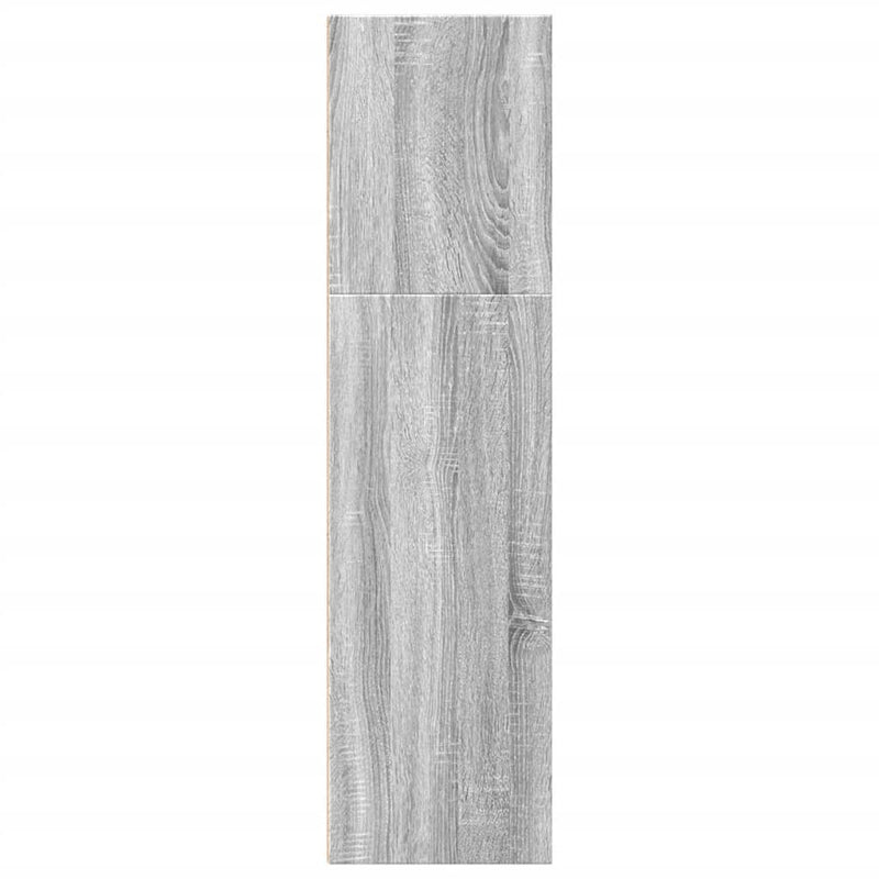 vidaXL szürke sonoma színű szerelt fa könyvespolc 40 x 30 x 114 cm