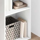 vidaXL fehér szerelt fa könyvespolc 40 x 30 x 152 cm