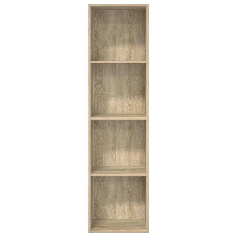 vidaXL sonoma tölgy színű szerelt fa könyvespolc 40 x 30 x 152 cm