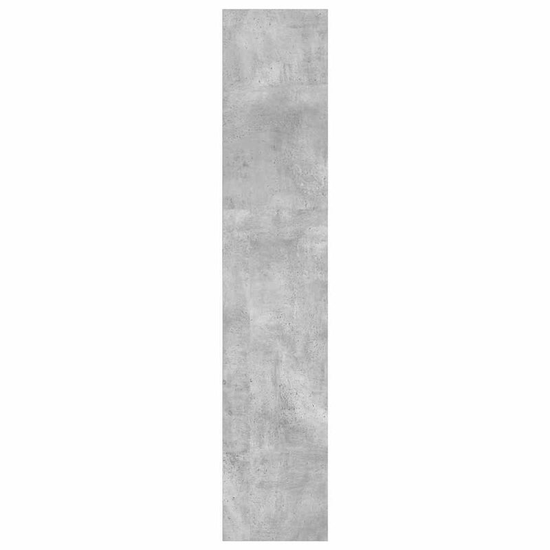 vidaXL betonszürke szerelt fa könyvespolc 40 x 30 x 152 cm