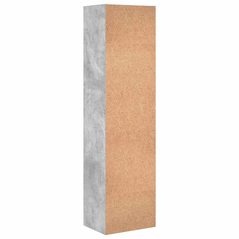vidaXL betonszürke szerelt fa könyvespolc 40 x 30 x 152 cm