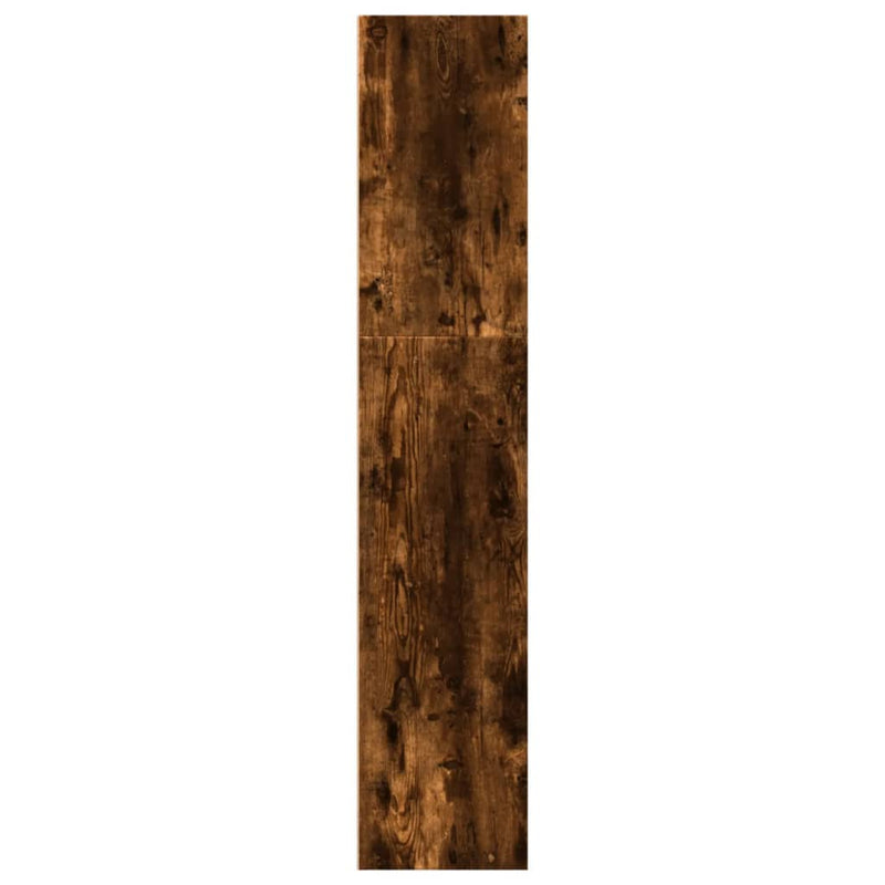 vidaXL füstös tölgy színű szerelt fa könyvespolc 40 x 30 x 152 cm