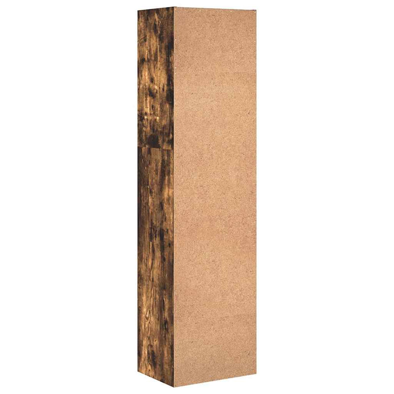 vidaXL füstös tölgy színű szerelt fa könyvespolc 40 x 30 x 152 cm
