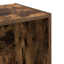 vidaXL füstös tölgy színű szerelt fa könyvespolc 40 x 30 x 152 cm