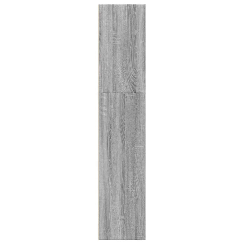 vidaXL szürke sonoma színű szerelt fa könyvespolc 40 x 30 x 152 cm