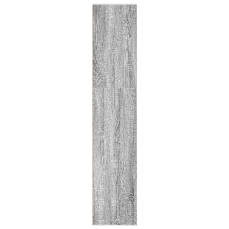 vidaXL szürke sonoma színű szerelt fa könyvespolc 40 x 30 x 152 cm