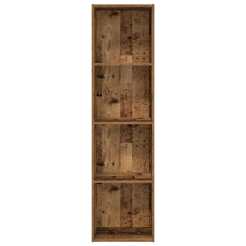 vidaXL antik fa színű szerelt fa könyvespolc 40 x 30 x 152 cm