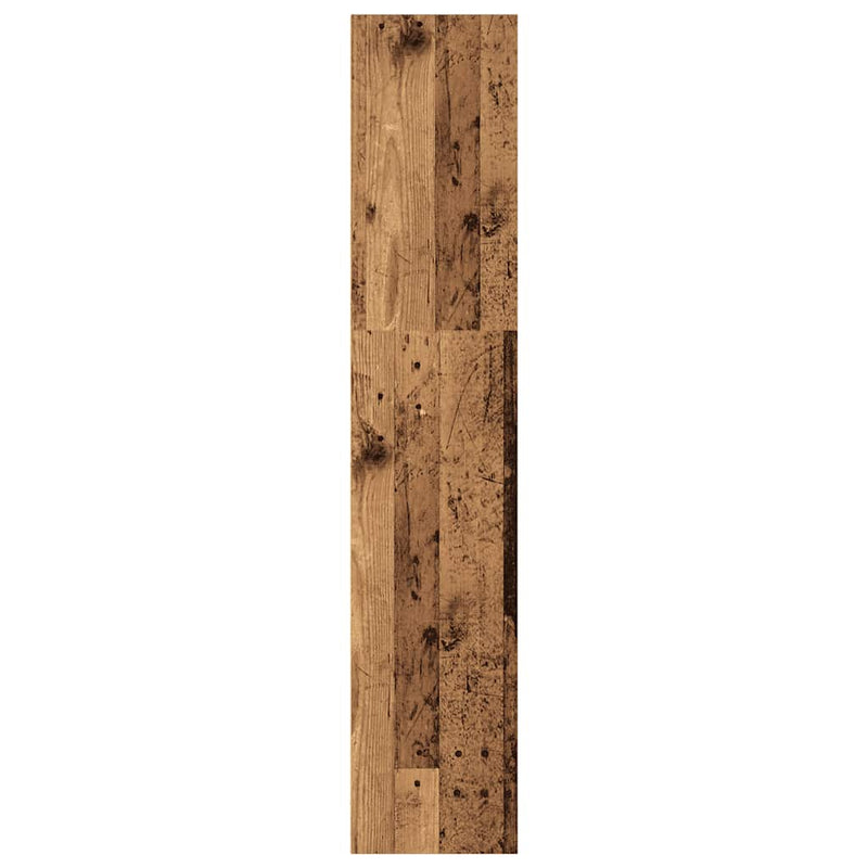 vidaXL antik fa színű szerelt fa könyvespolc 40 x 30 x 152 cm